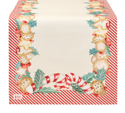 Runner Delicious Christmas Nuvole di Stoffa