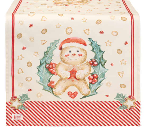 Runner Delicious Christmas Nuvole di Stoffa