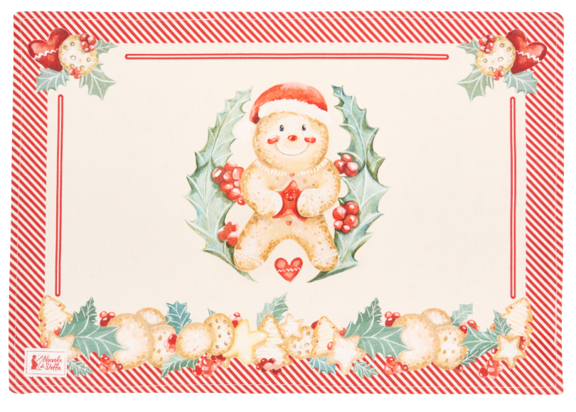 Tovaglietta americana Delicious Christmas Nuvole di Stoffa