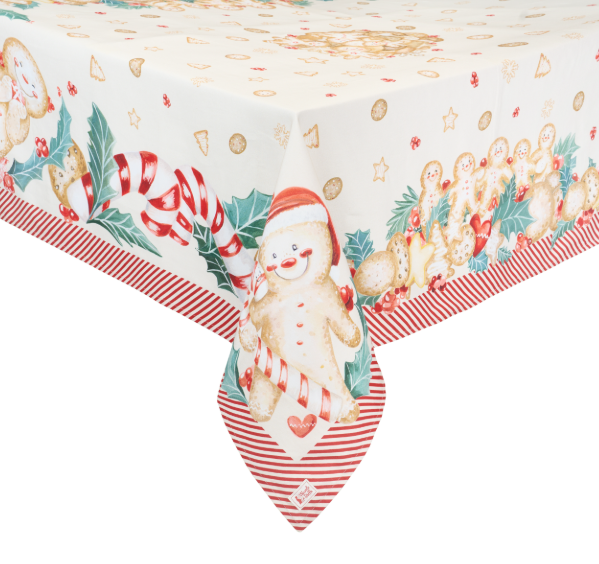 Tovaglia 140x240 cm Delicious Christmas Nuvole di Stoffa