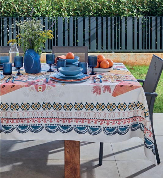 Tovaglia idrorepellente 155x355cm Puebla Maison Sucree