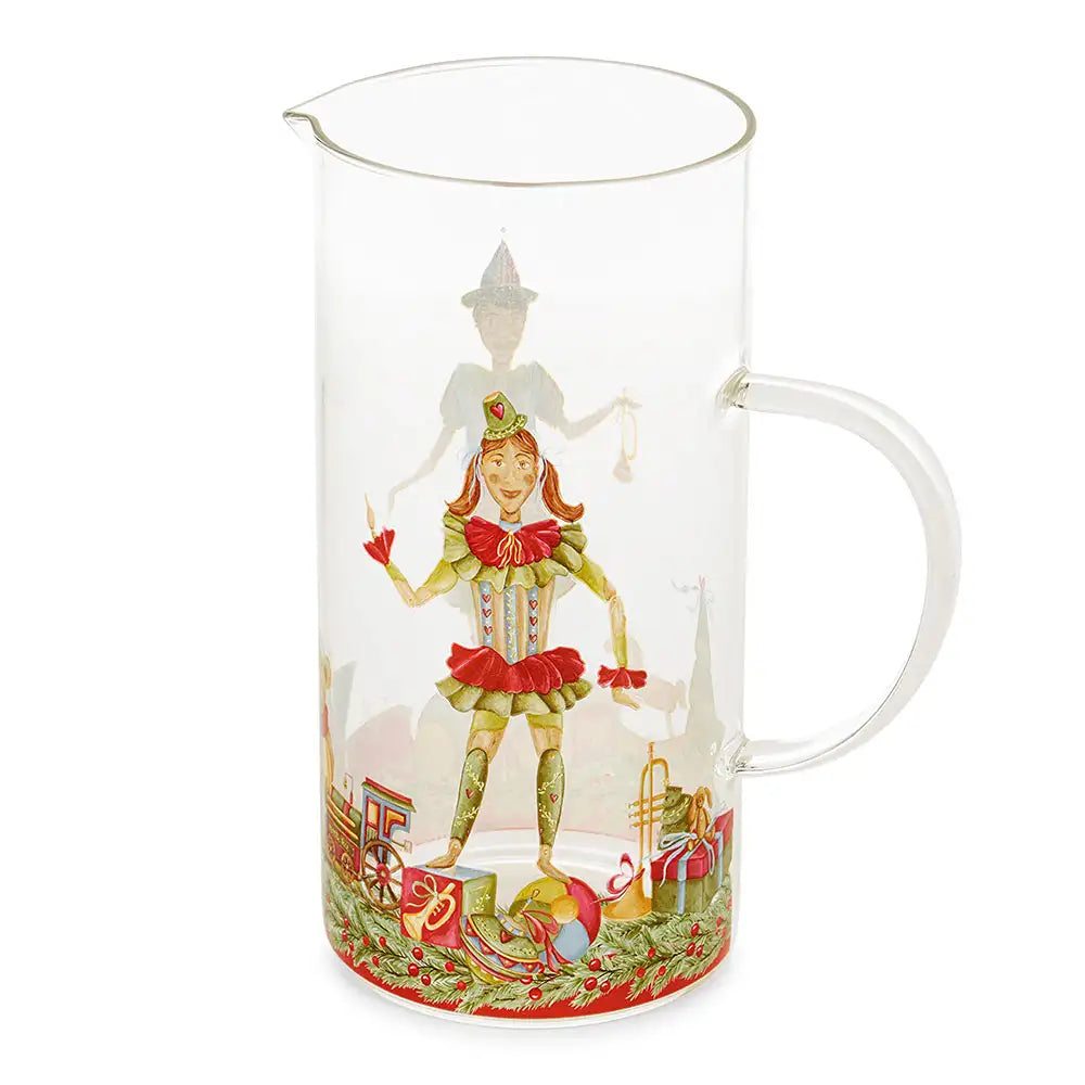 Brocca in borosilicato con soldatino Vintage Toys Nuvole di Stoffa