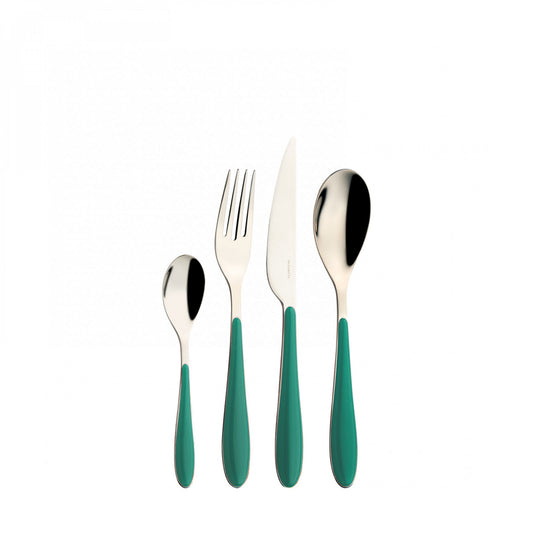 PROMO Casa Bugatti Set 24 pz posate Gioia Verde Celadon