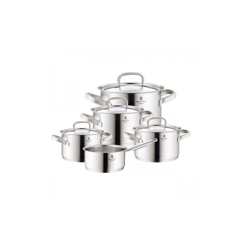 Set 5 pentole con coperchi Gourmet Plus WMF