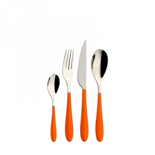 PROMO Casa Bugatti Set 24 pz posate Gioia Orange