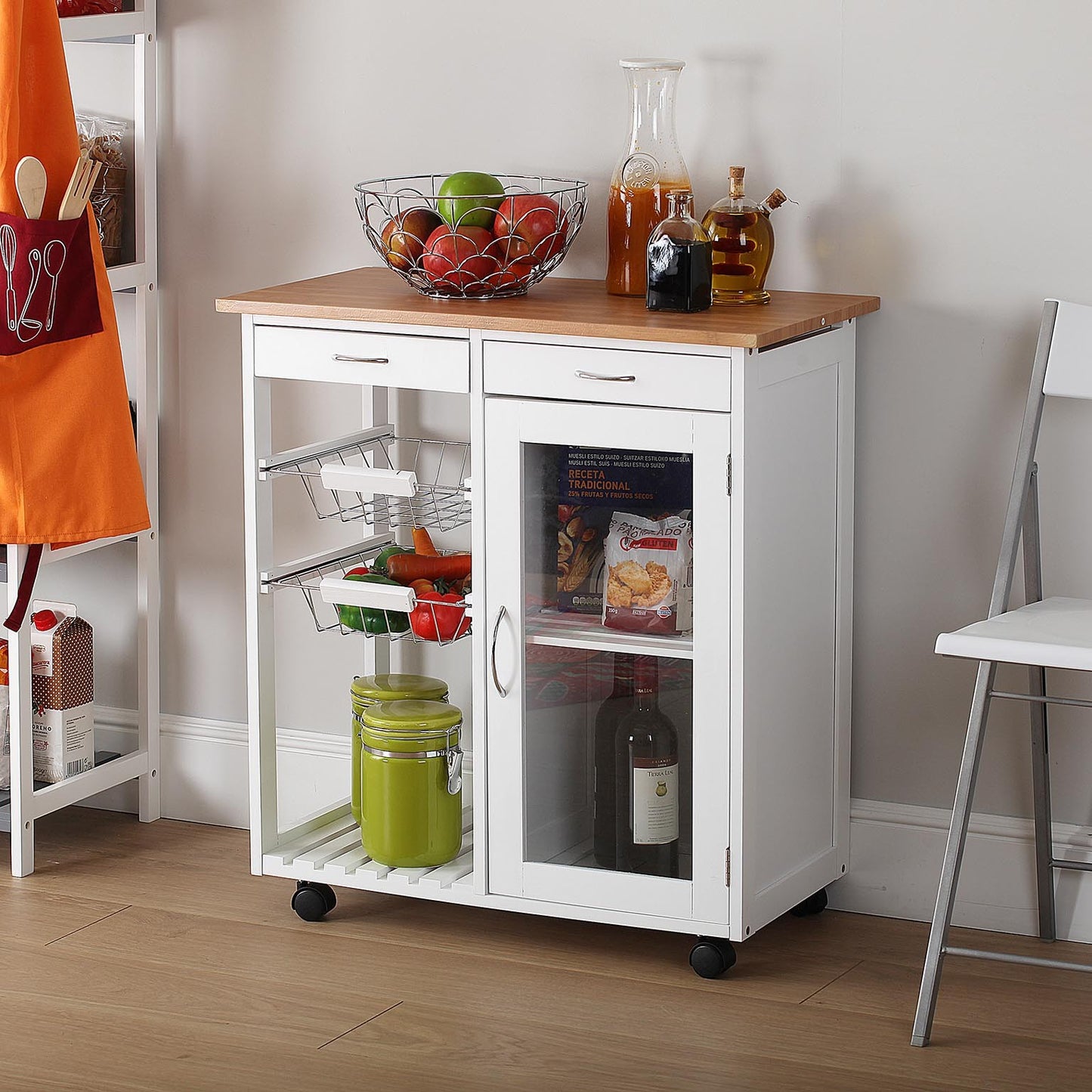 Carrello con ruote