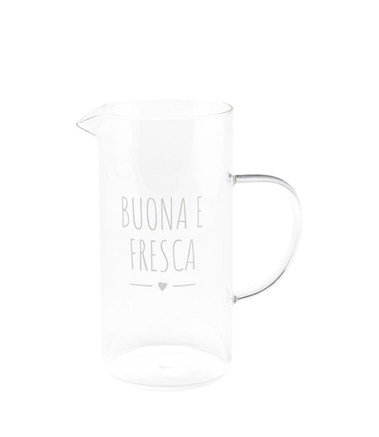 Brocca in vetro My Home Nuvole di Stoffa