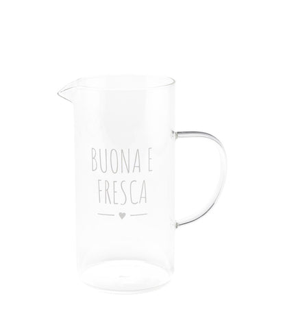 Brocca in vetro My Home Nuvole di Stoffa