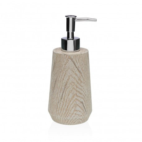 Dispenser + portaspazzolini effetto legno