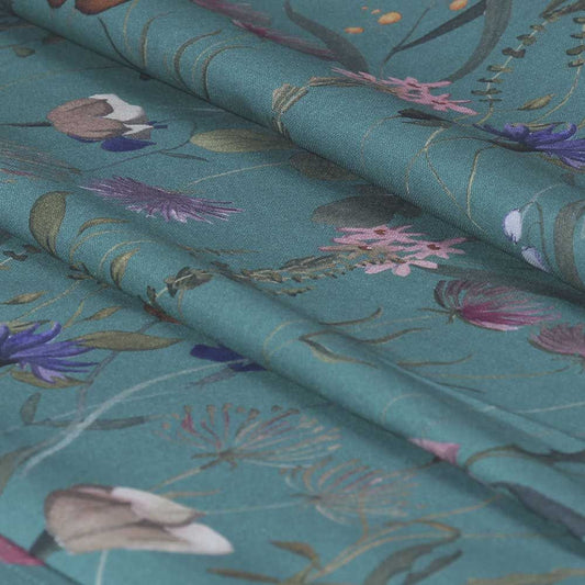 Tovaglia 150x350 Flora verde Andrea Fontebasso