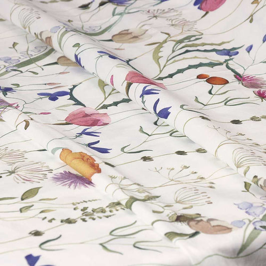 Tovaglia 150x350cm Flora bianco Andrea Fontebasso