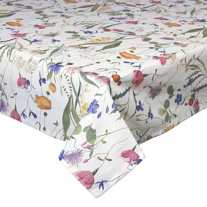 Tovaglia 140x140cm Flora bianco Andrea Fontebasso