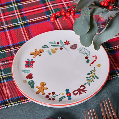 Servizio di piatti 18pz Christmas Carol Tognana