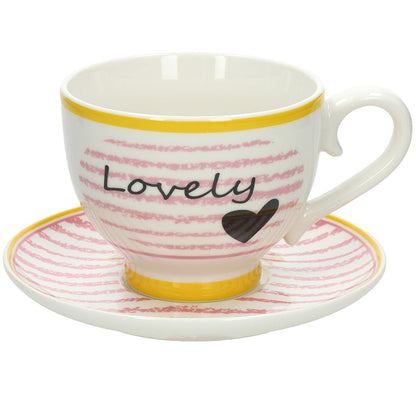 Tazza con piattino Jumbo 480cc Cozy Breakfast Andrea Fontebasso