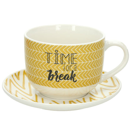 Tazza con piattino Jumbo 570 cc Cozy Breakfast Andrea Fontebasso