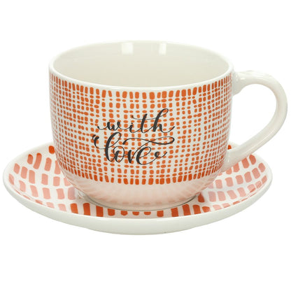 Tazza con piattino Jumbo 570 cc Cozy Breakfast Andrea Fontebasso