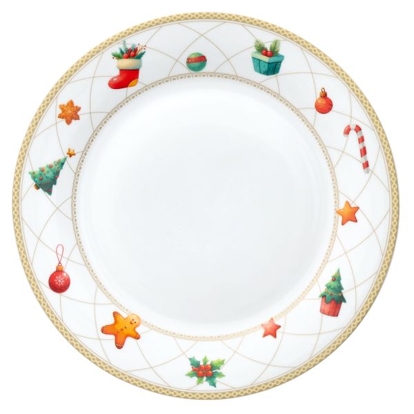 Servizio di piatti 18pz Christmas Fairy Tale Tognana