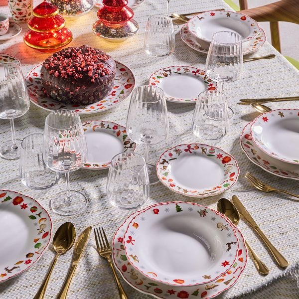 Servizio di piatti 18pz Christmas Delish Andrea Fontebasso - Tognana