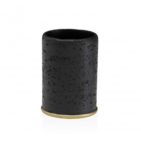 Dispenser + portaspazzolini nero