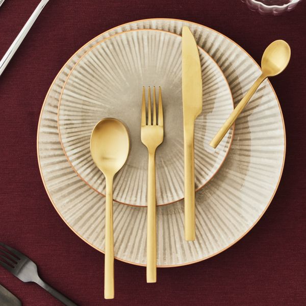 Servizio posate 24pz Matt Gold Solution Andrea Fontebasso Tognana