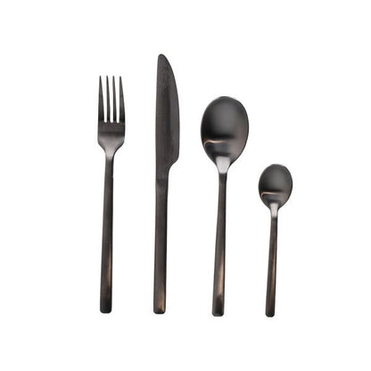 Servizio posate 24pz Matt Black Solution Andrea Fontebasso Tognana