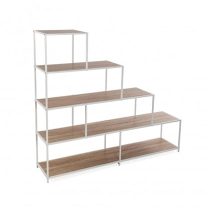 Scaffale a gradini con 4 ripiani