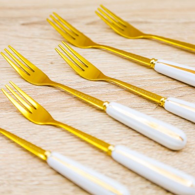 Set 6 forchettine linea gold Madrhelen