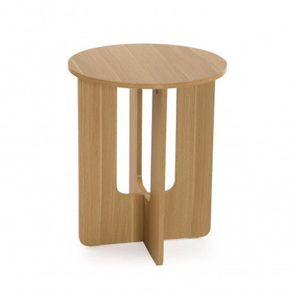 Tavolino tondo in legno