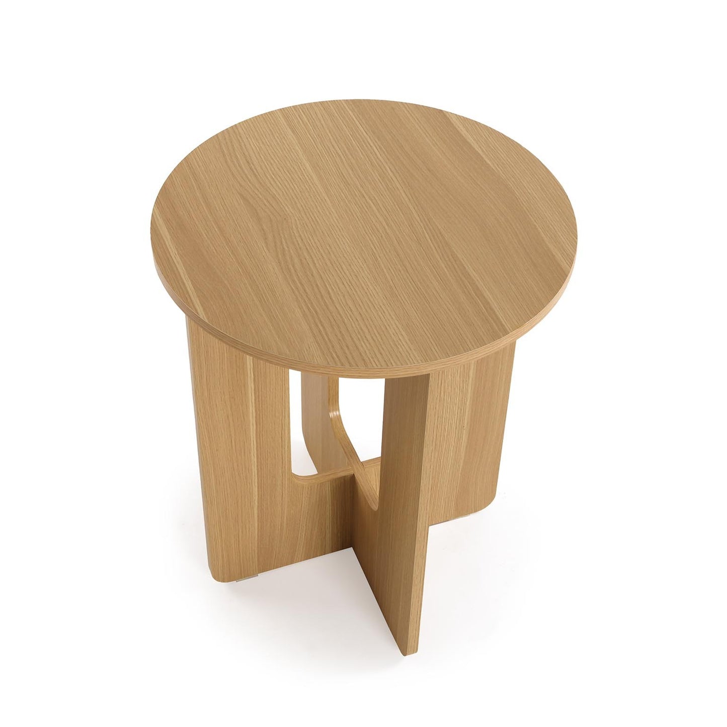 Tavolino tondo in legno