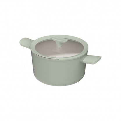 BergHOFF Pentola antiaderente con coperchio Balance Sage 24 cm